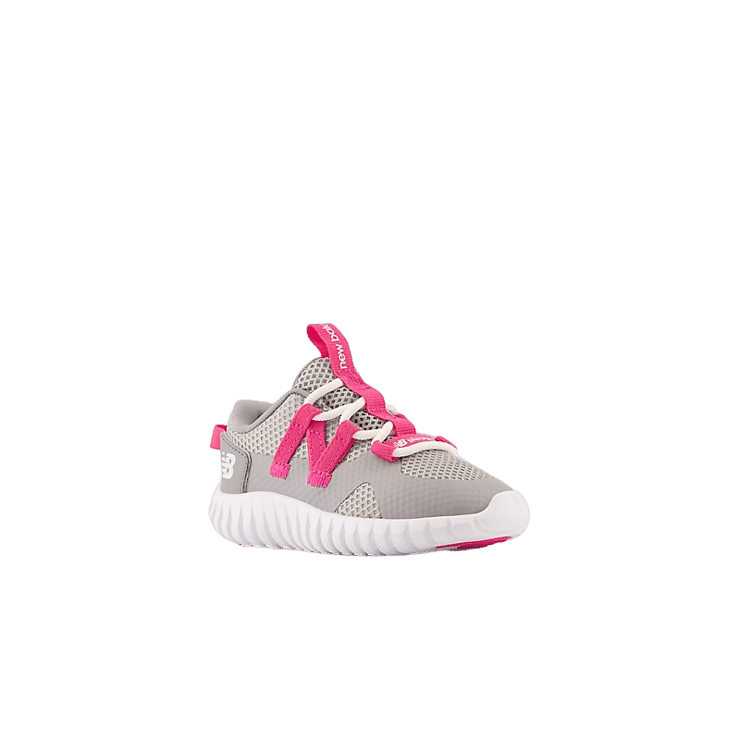 New Balance PLAYGRUV v2 Bungee Grey Pink (GS) Angle 2