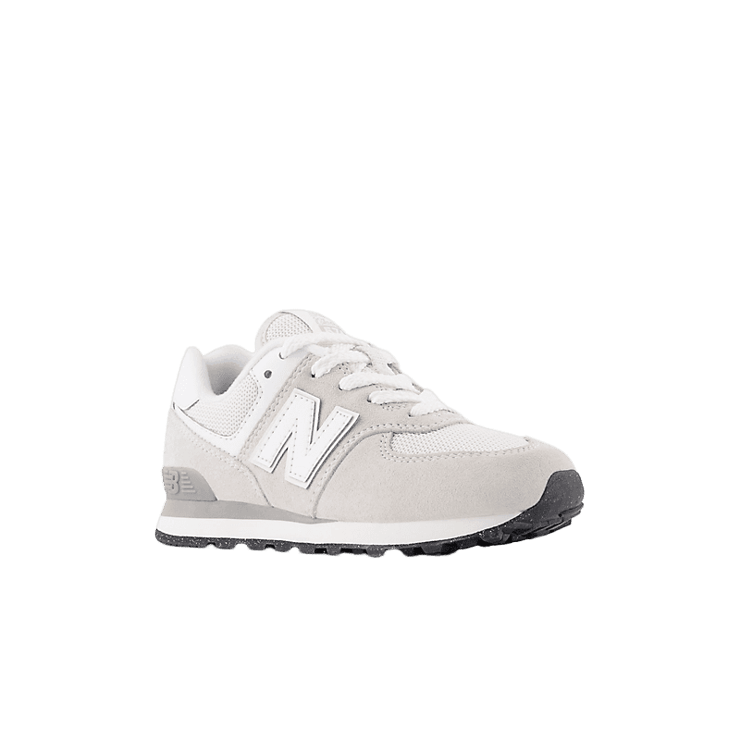 New Balance 574 Grey White (GS) Angle 2