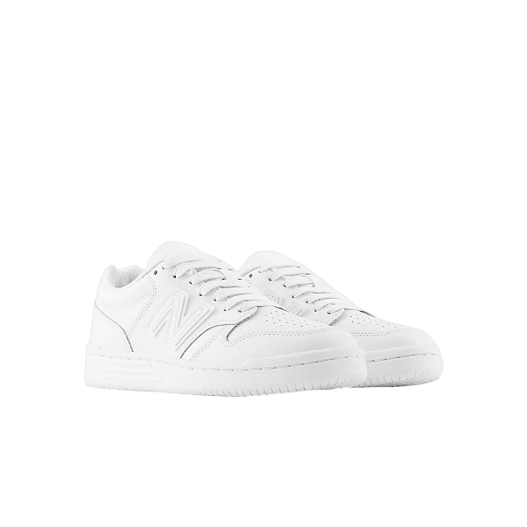 New Balance 480 White (GS) Angle 1