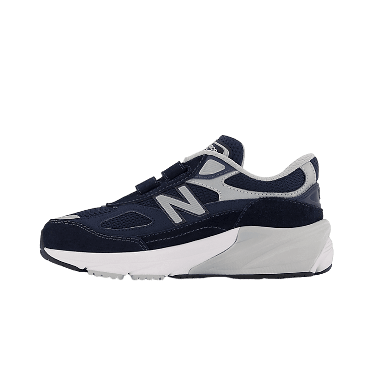 New Balance FuelCell 990v6 Hook and Loop Blue Grey (GS) Angle 0
