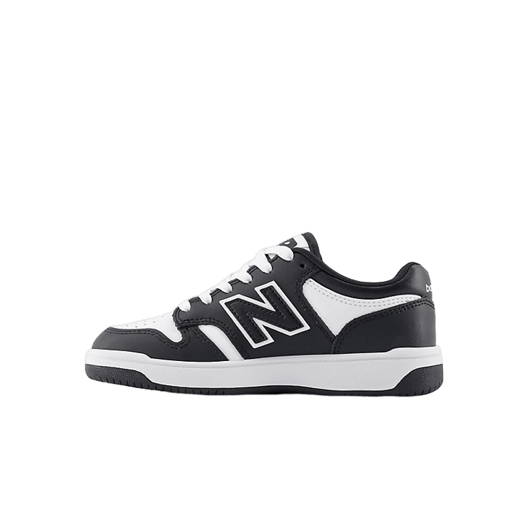New Balance 480 Black White (GS) Angle 0