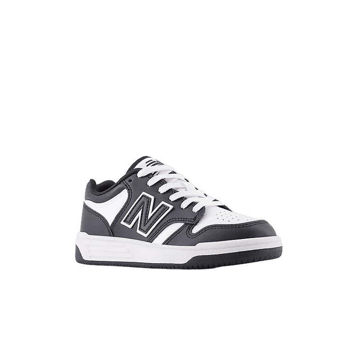 New Balance 480 Black White (GS) Angle 2