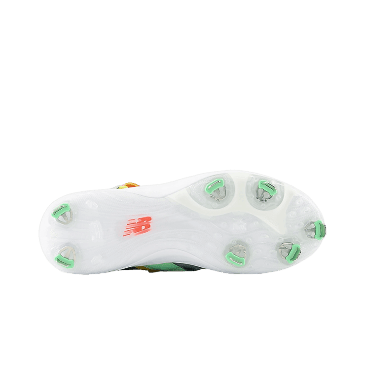 New Balance FuelCell Lindor 2 Metal Grey Orange Green Angle 3