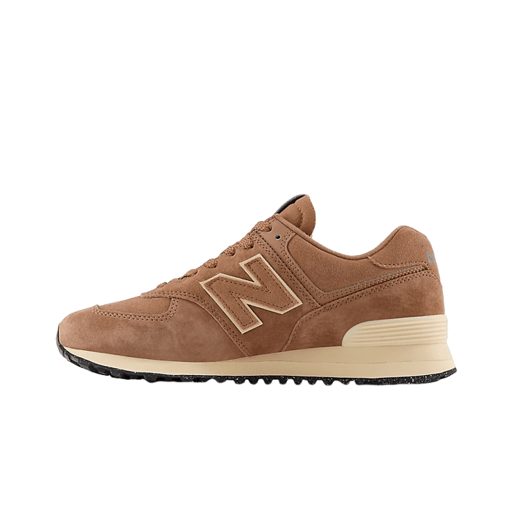 New Balance 574 Brown Pink Angle 0