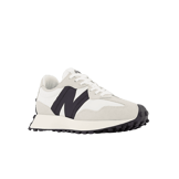 New Balance 327 White Black (W) Angle 1