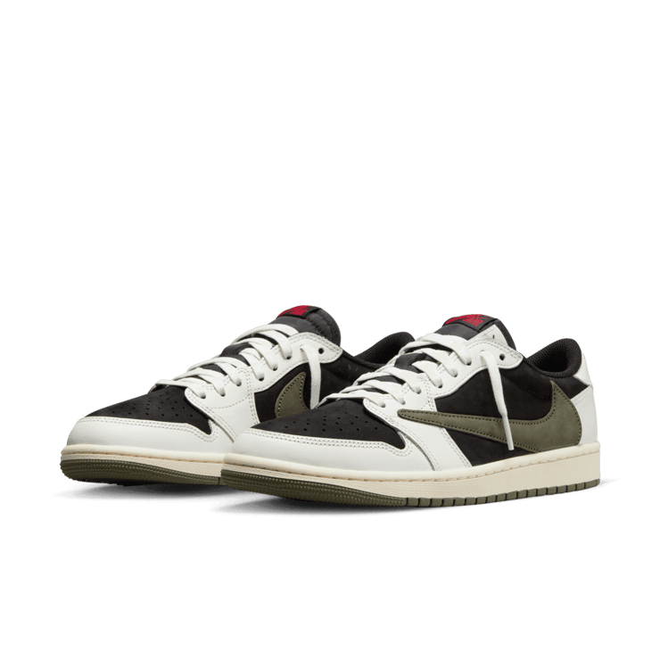 Air Jordan 1 Low Travis Scott Olive (W) Angle 2