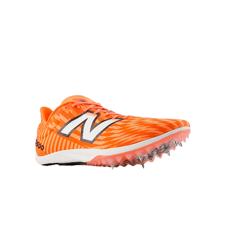 New Balance FuelCell MD500 v9 Orange White Angle 2