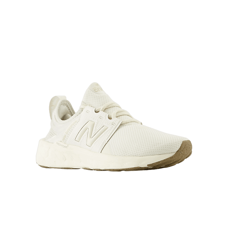 New Balance Fresh Foam X Cruz v3 Beige White Grey (W) Angle 2