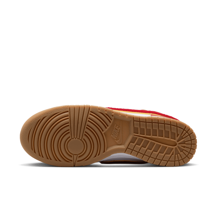 Nike Dunk High Chenille Swoosh Gym Red Angle 0