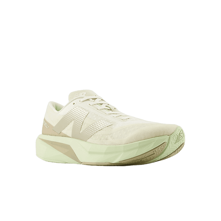New Balance FuelCell Rebel v4 Brown Green Beige Angle 2
