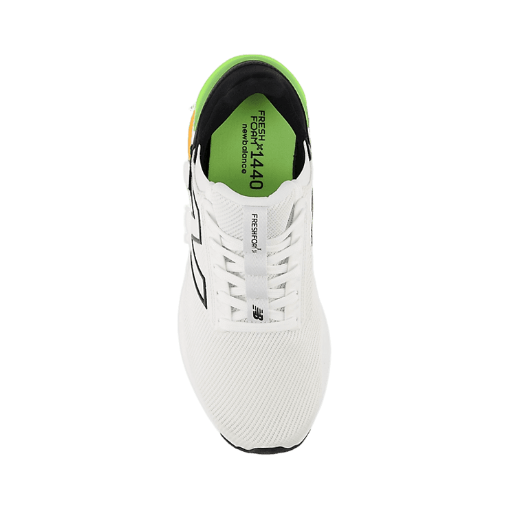 New Balance Fresh Foam X 1440 White Grey Green Angle 1