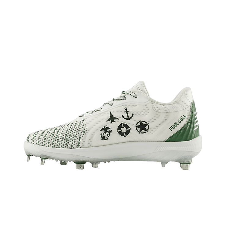 New Balance Fuel Cell 4040v7 Armed Forces Day White Green Angle 0