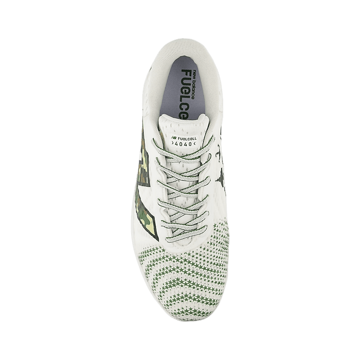 New Balance Fuel Cell 4040v7 Armed Forces Day White Green Angle 1