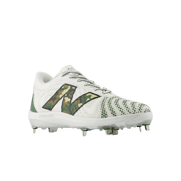 New Balance Fuel Cell 4040v7 Armed Forces Day White Green Angle 2