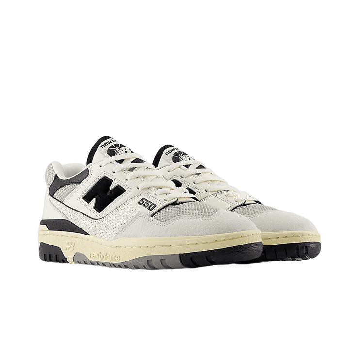 New Balance 550 White Black Angle 2