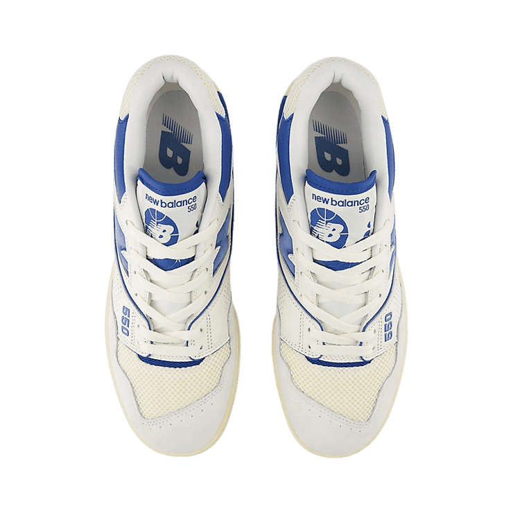 New Balance 550 White Blue Angle 1