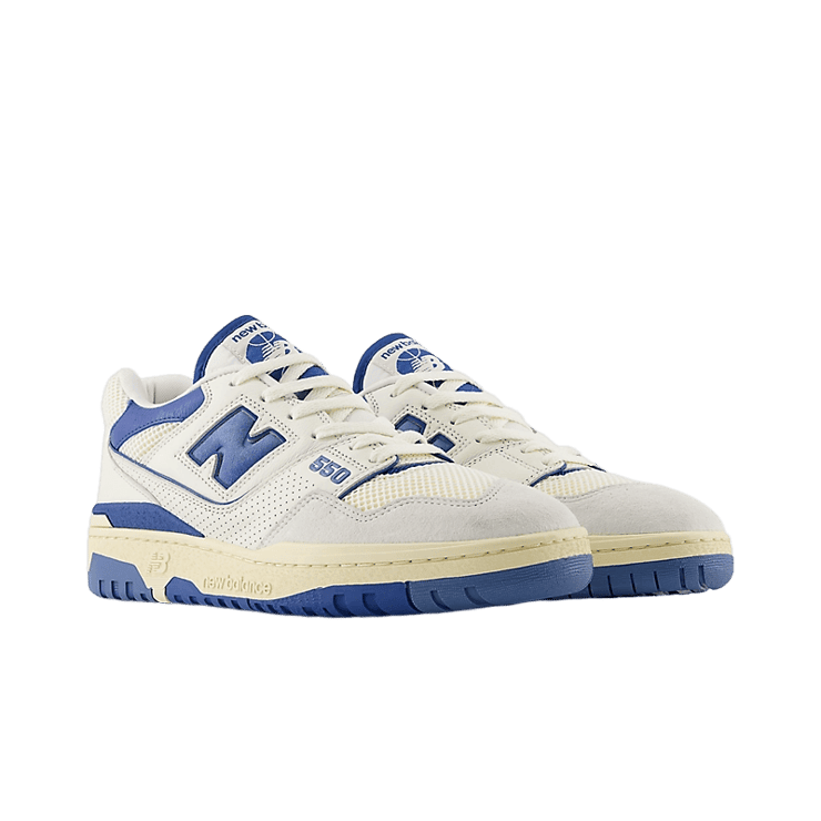 New Balance 550 White Blue Angle 2