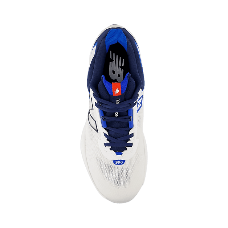 New Balance FuelCell 996v6 Pickleball White Blue (W) Angle 1