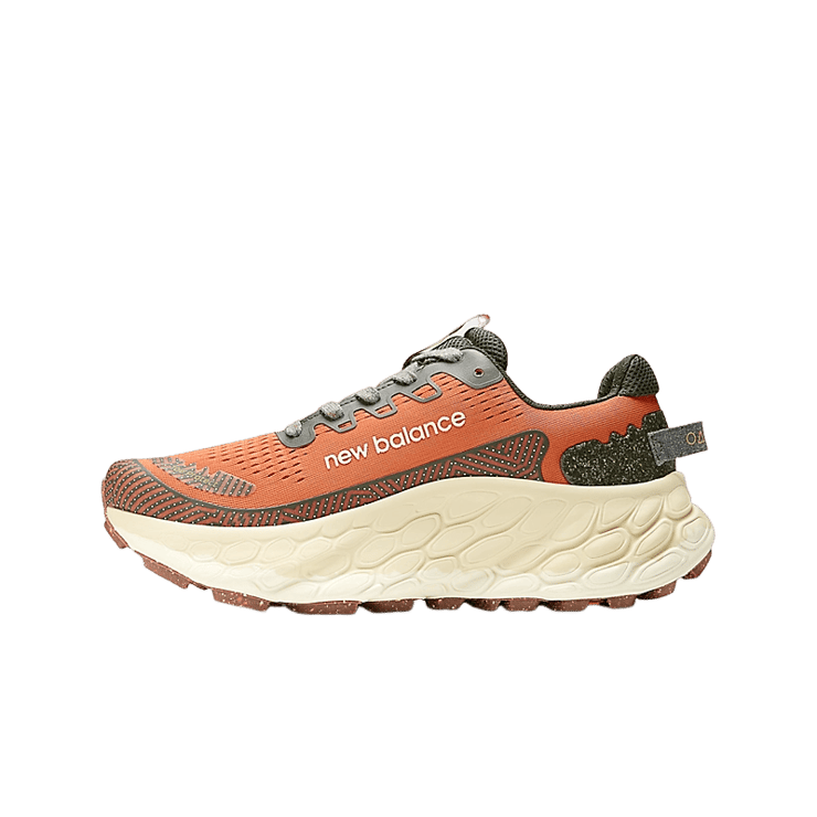 New Balance Fresh Foam X More Trail v3 Red Green Angle 0
