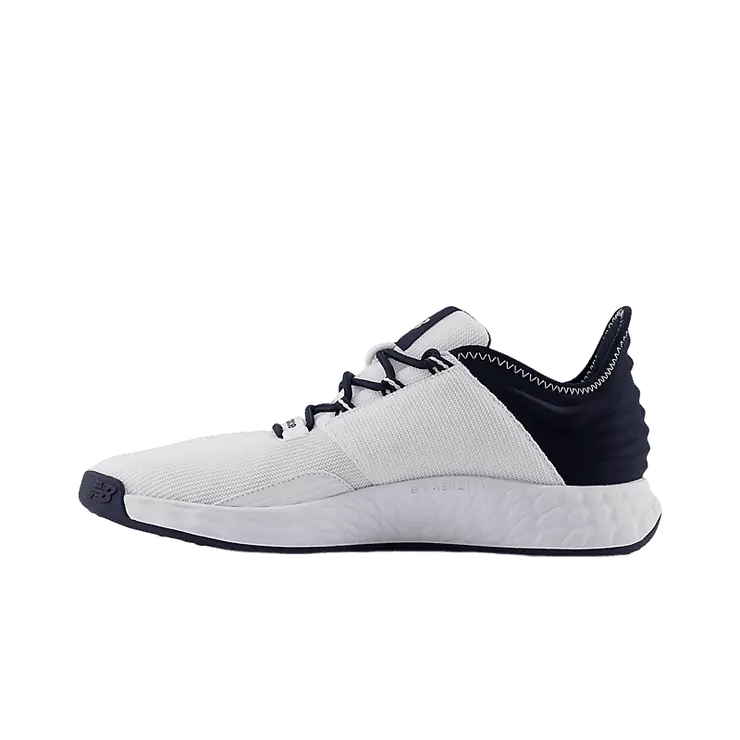 New Balance Fresh Foam ROAV White Blue Angle 0