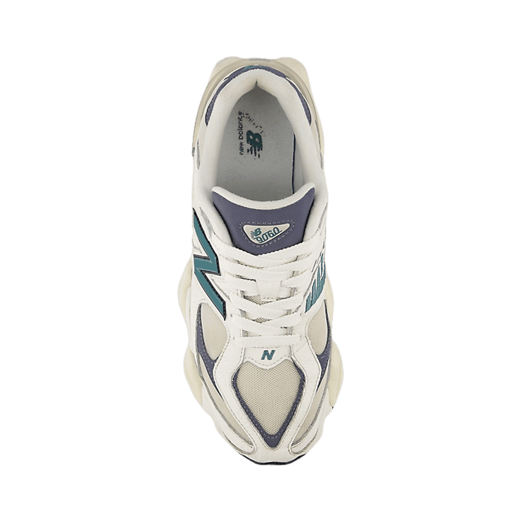 New Balance 9060 White Green Grey Angle 1