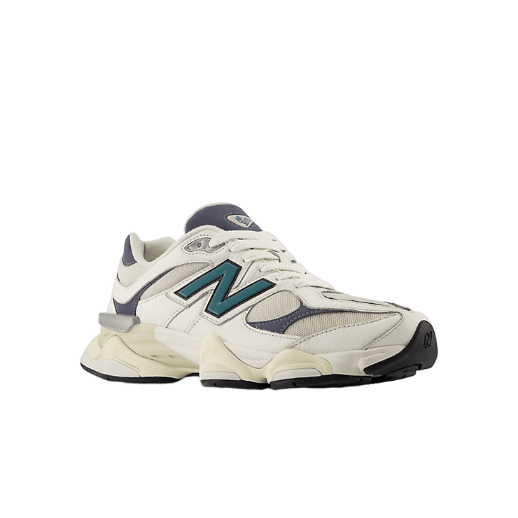 New Balance 9060 White Green Grey Angle 2