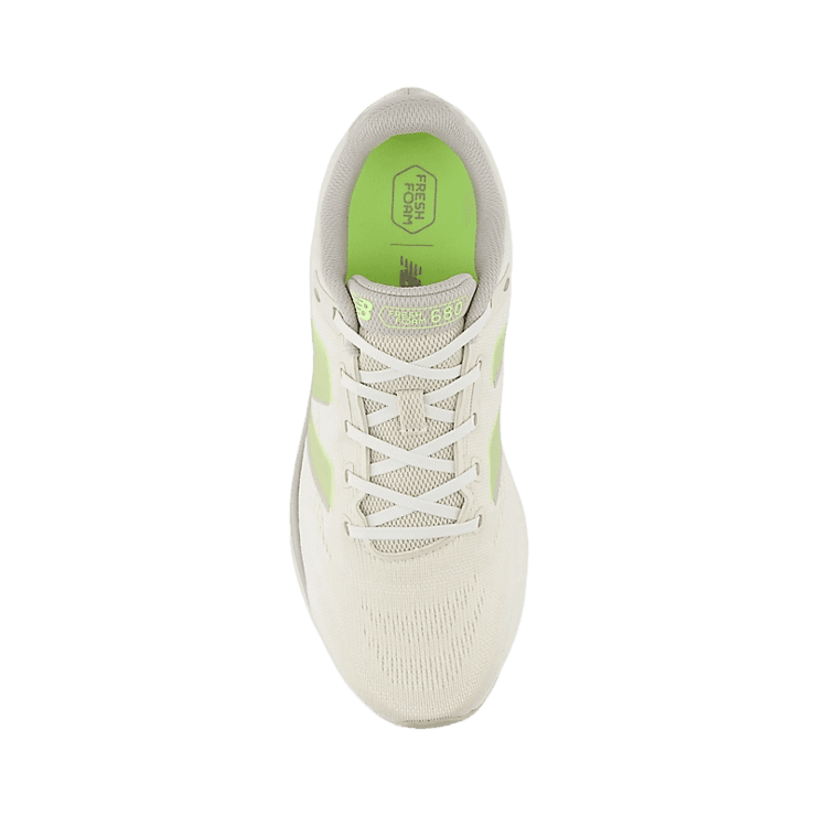 New Balance Fresh Foam 680v8 Beige White Grey Angle 1