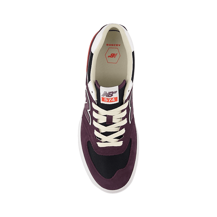 New Balance NB Numeric 574 Vulc Purple White Angle 1