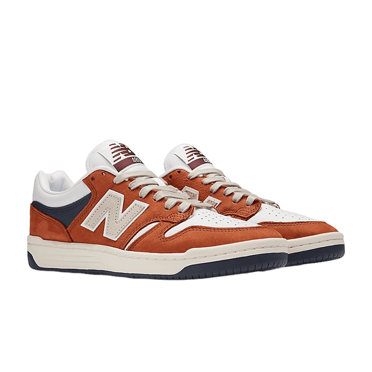 New Balance NB Numeric 480 Brown White Angle 2