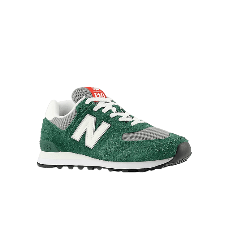 New Balance 574 Green White Angle 2