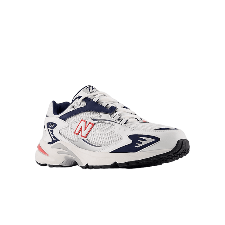 New Balance 725V1 White Blue Red Angle 2