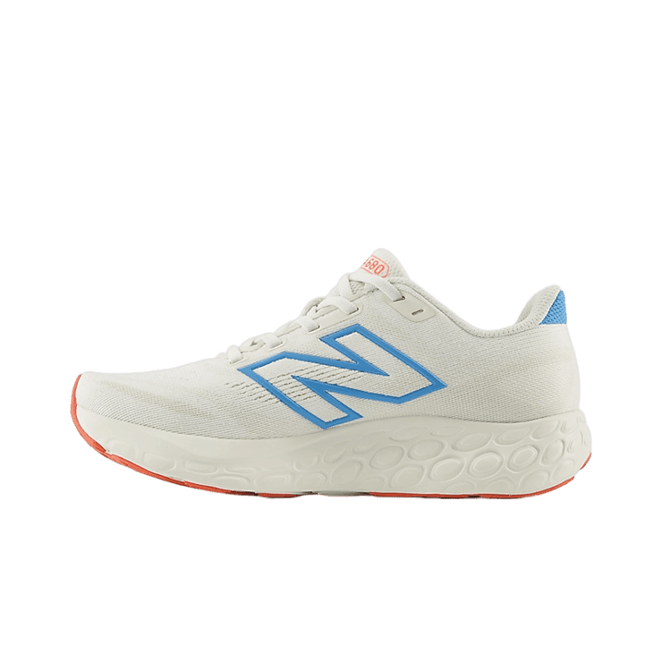 New Balance Fresh Foam 680v8 White Green Blue (W) Angle 0