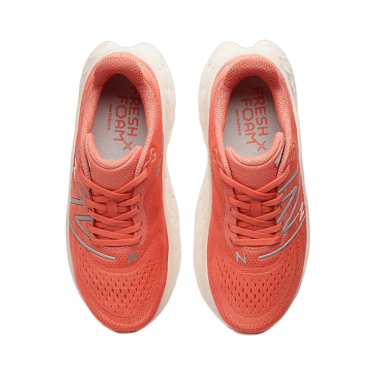 New Balance Fresh Foam X More v4 Red White Grey (W) Angle 1
