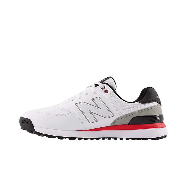 New Balance 574 Greens v2 White Black Angle 0