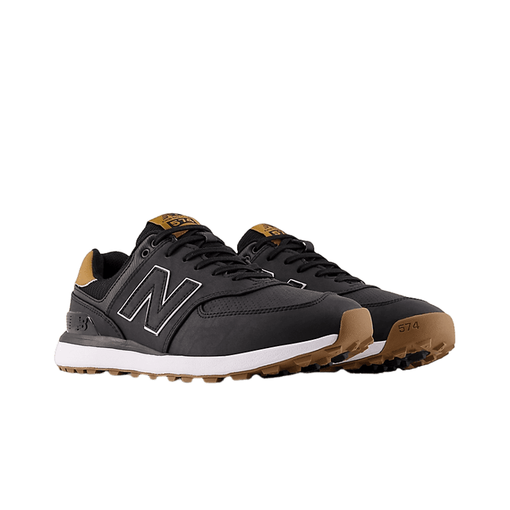 New Balance 574 Greens v2 Black Brown Angle 2