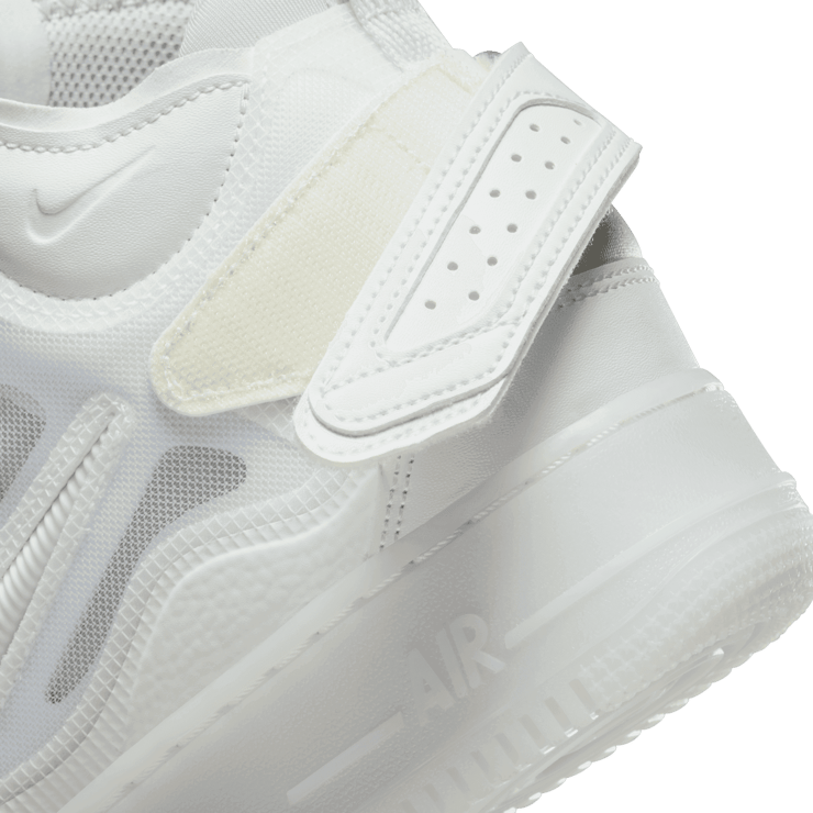 Nike Air Force 1 Mid React Triple White Angle 5