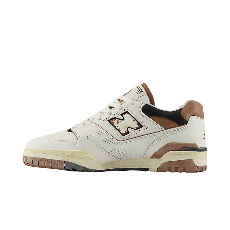 New Balance 550 White Brown Black Angle 0