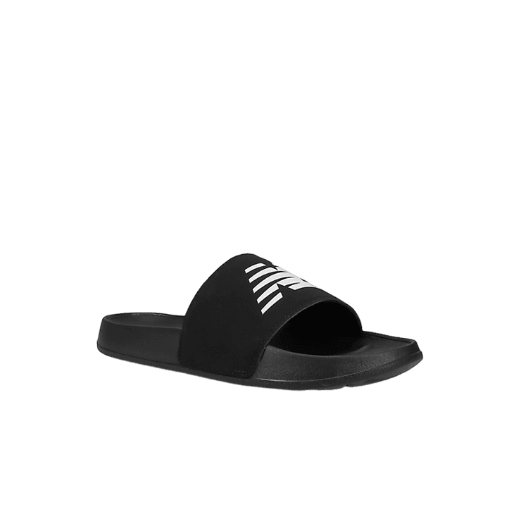 New Balance 200 Sandals Black White Angle 2