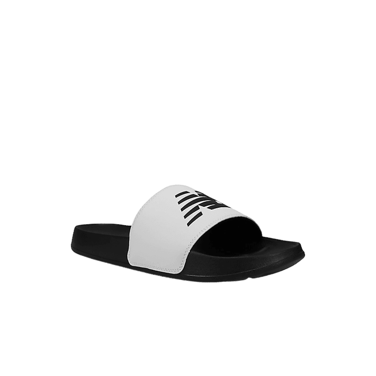 New Balance 200 Sandals White Black Angle 2