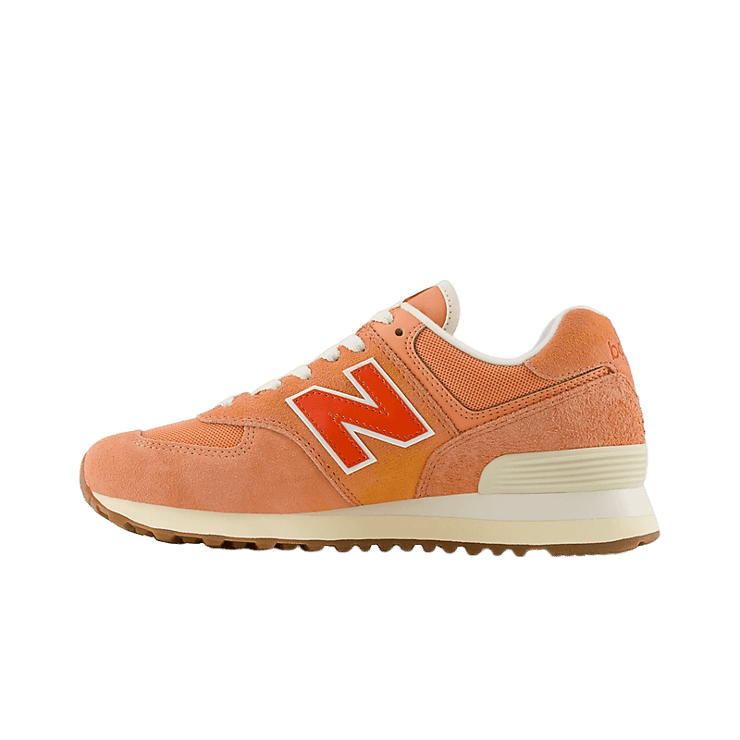 New Balance 574 Orange Red White (W) Angle 0