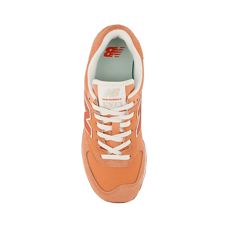 New Balance 574 Orange Red White (W) Angle 1