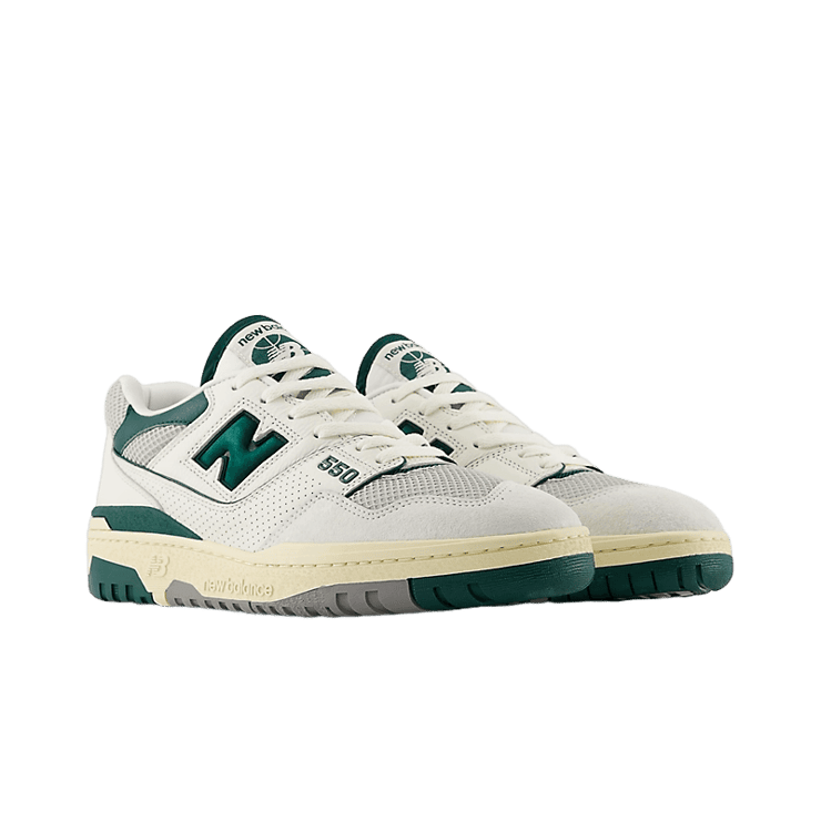 New Balance 550 White Green Angle 2