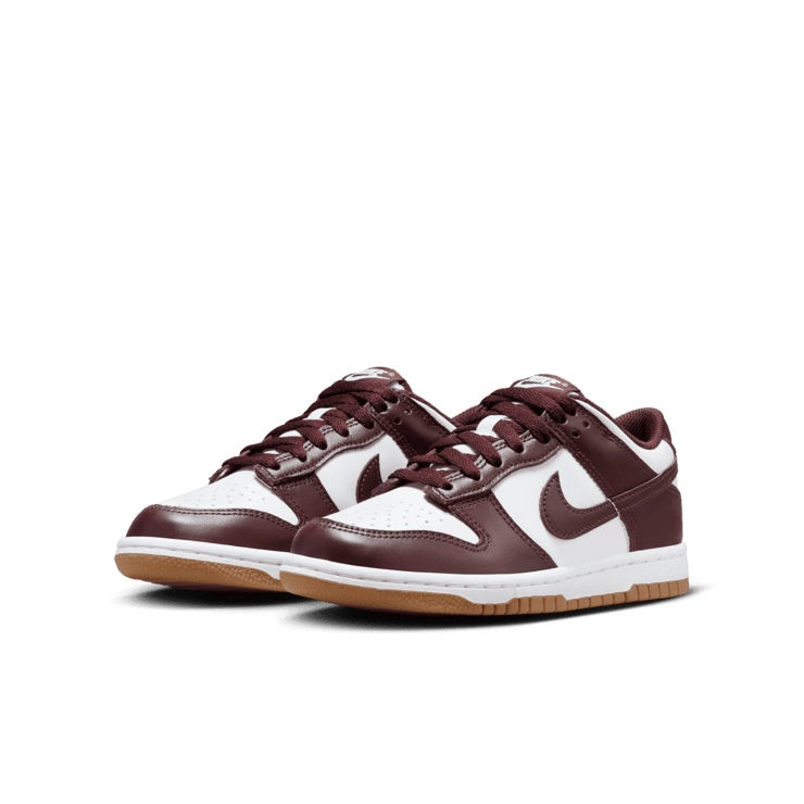Nike Dunk Low Burgundy Crush Gum (GS) Angle 2