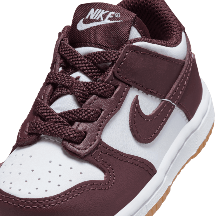 Nike Dunk Low Burgundy Crush Gum (TD) Angle 4