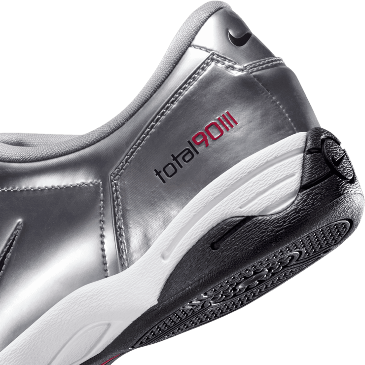 The Nike Total 90 III Metallic Silver Black Releases March 2025 The Nike Total 90 III Metallic Silver Black Releases March 2025