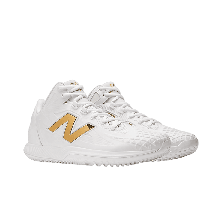 New Balance Ohtani 1 White Gold Angle 2