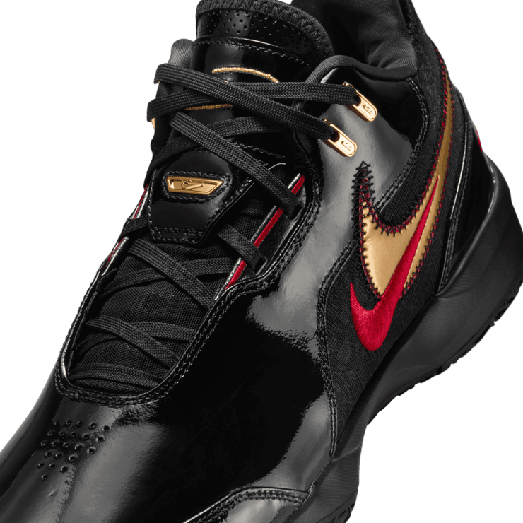 Nike LeBron NXXT Gen AMPD Black University Red Angle 4