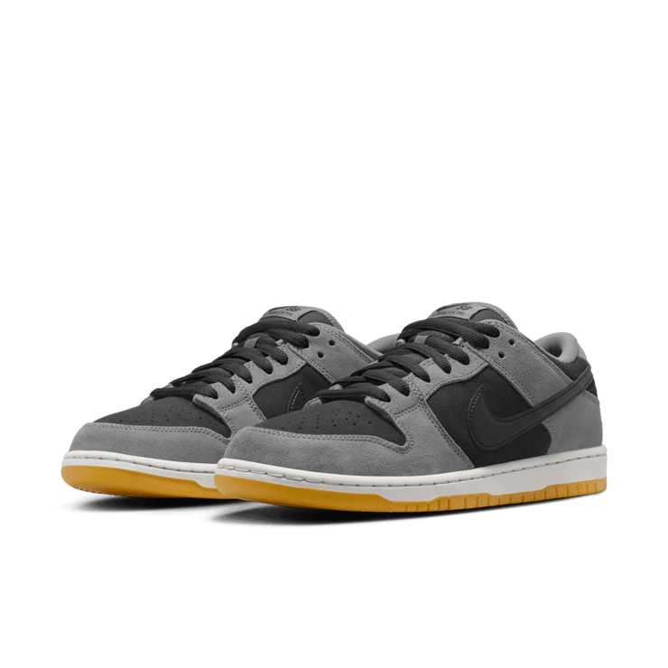 Nike SB Dunk Low Dark Smoke Grey Black Gum Angle 2