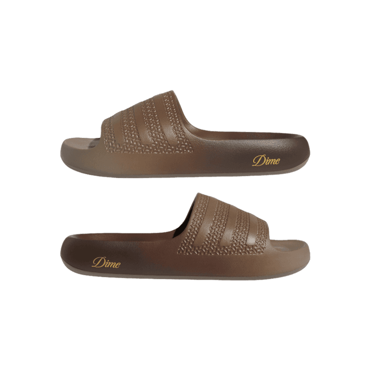 adidas Ayoon Slide DIME Simple Brown Angle 5