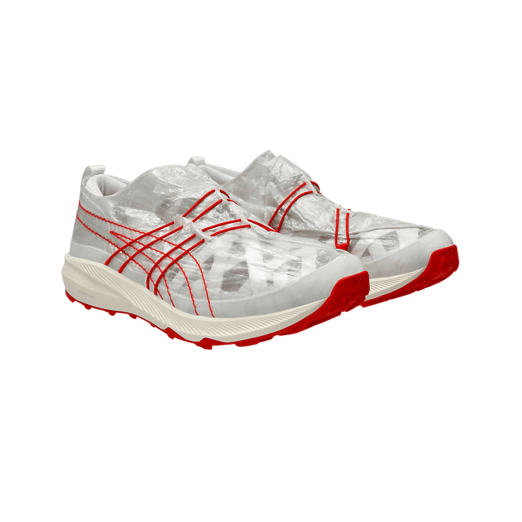 Asics Kengo Kuma Archisite ORU White Red Angle 0